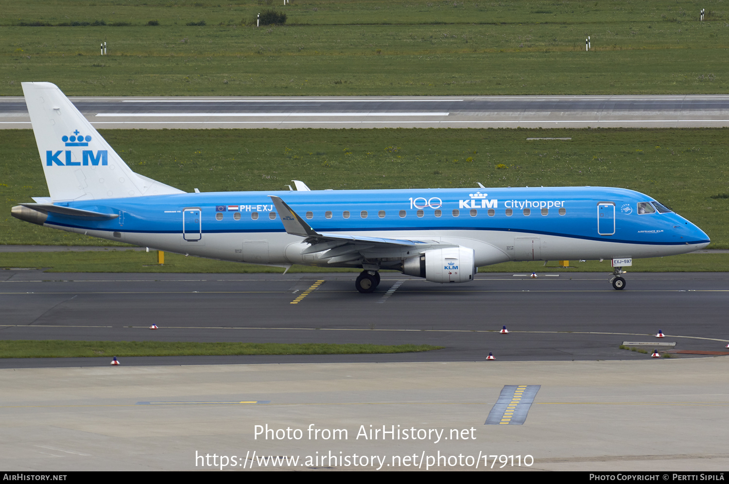 Aircraft Photo of PH-EXJ | Embraer 175STD (ERJ-170-200STD) | KLM Cityhopper | AirHistory.net #179110