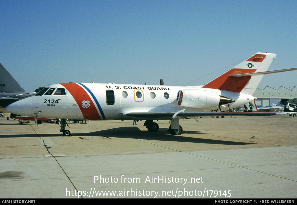 Aircraft Photo of 2124 | Dassault HU-25A Guardian (20G) | USA - Coast Guard | AirHistory.net #179145