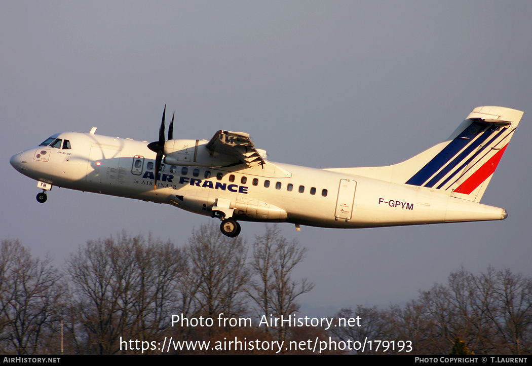 Aircraft Photo of F-GPYM | ATR ATR-42-500 | Air France | AirHistory.net #179193