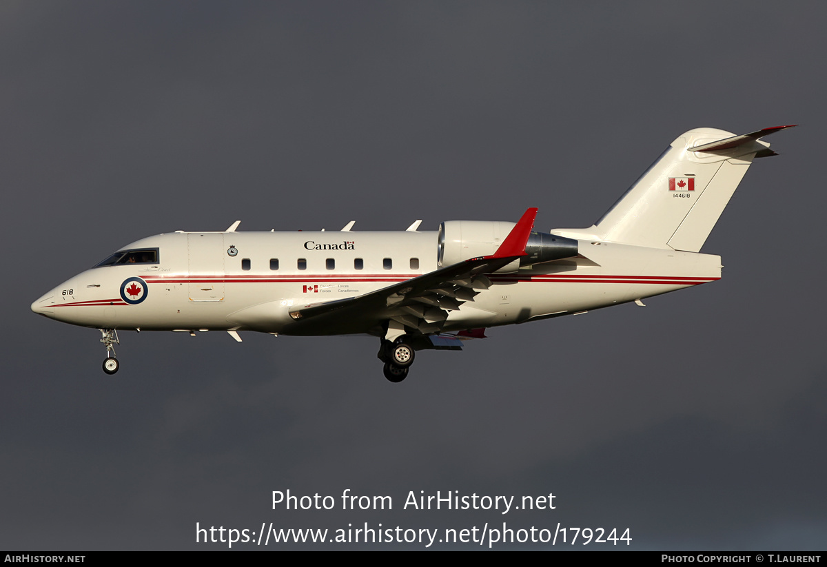 Aircraft Photo of 144618 | Bombardier CC-144C Challenger (604/CL-600-2B16) | Canada - Air Force | AirHistory.net #179244