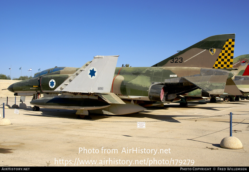 Aircraft Photo of 323 | McDonnell Douglas F-4E Kurnass 2000 | Israel - Air Force | AirHistory.net #179279