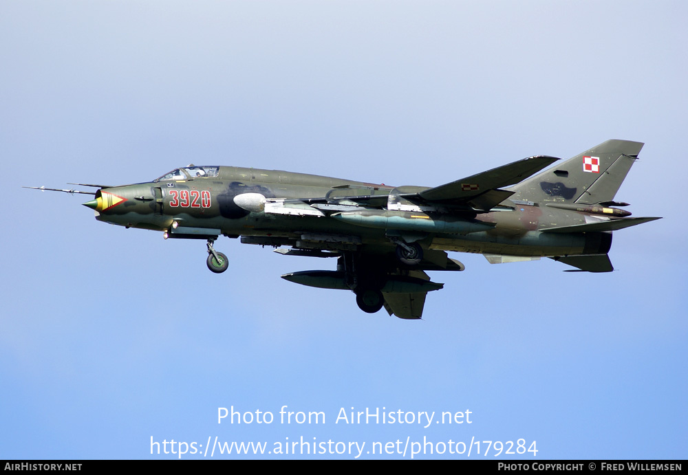 Aircraft Photo of 3920 | Sukhoi Su-22M4 | Poland - Air Force | AirHistory.net #179284