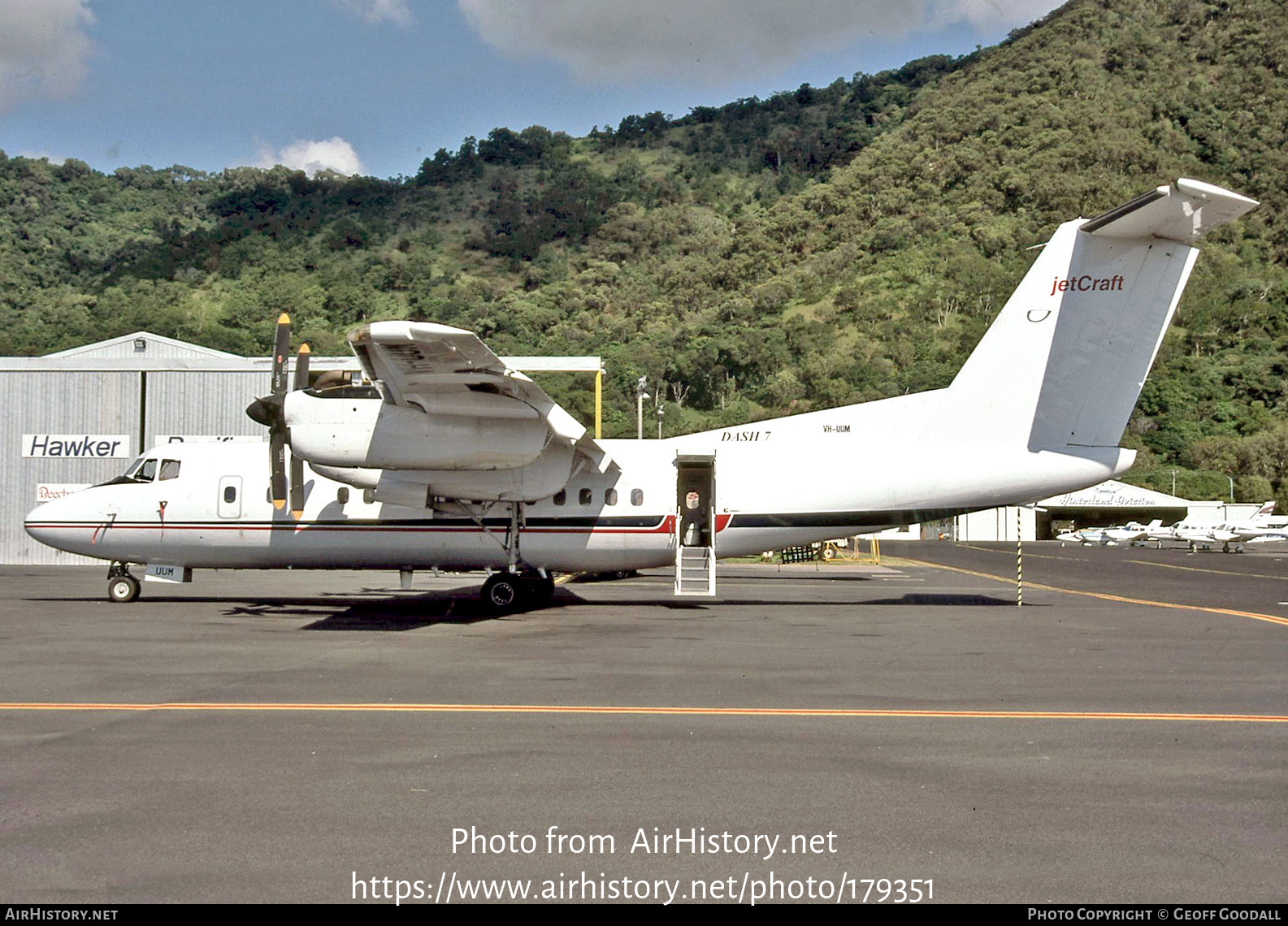 Aircraft Photo of VH-UUM | De Havilland Canada DHC-7-102 Dash 7 | Jetcraft Aviation | AirHistory.net #179351