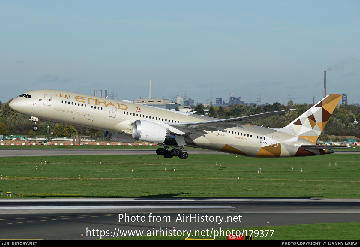 Aircraft Photo of A6-BNA | Boeing 787-9 Dreamliner | Etihad Airways | AirHistory.net #179377