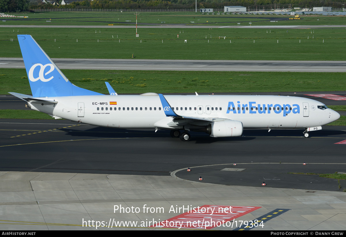 Aircraft Photo of EC-MPS | Boeing 737-800 | Air Europa | AirHistory.net #179384