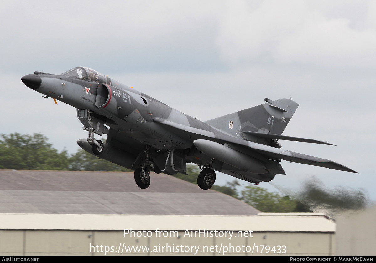 Aircraft Photo of 61 | Dassault Super Etendard Modernisé | France - Navy | AirHistory.net #179433