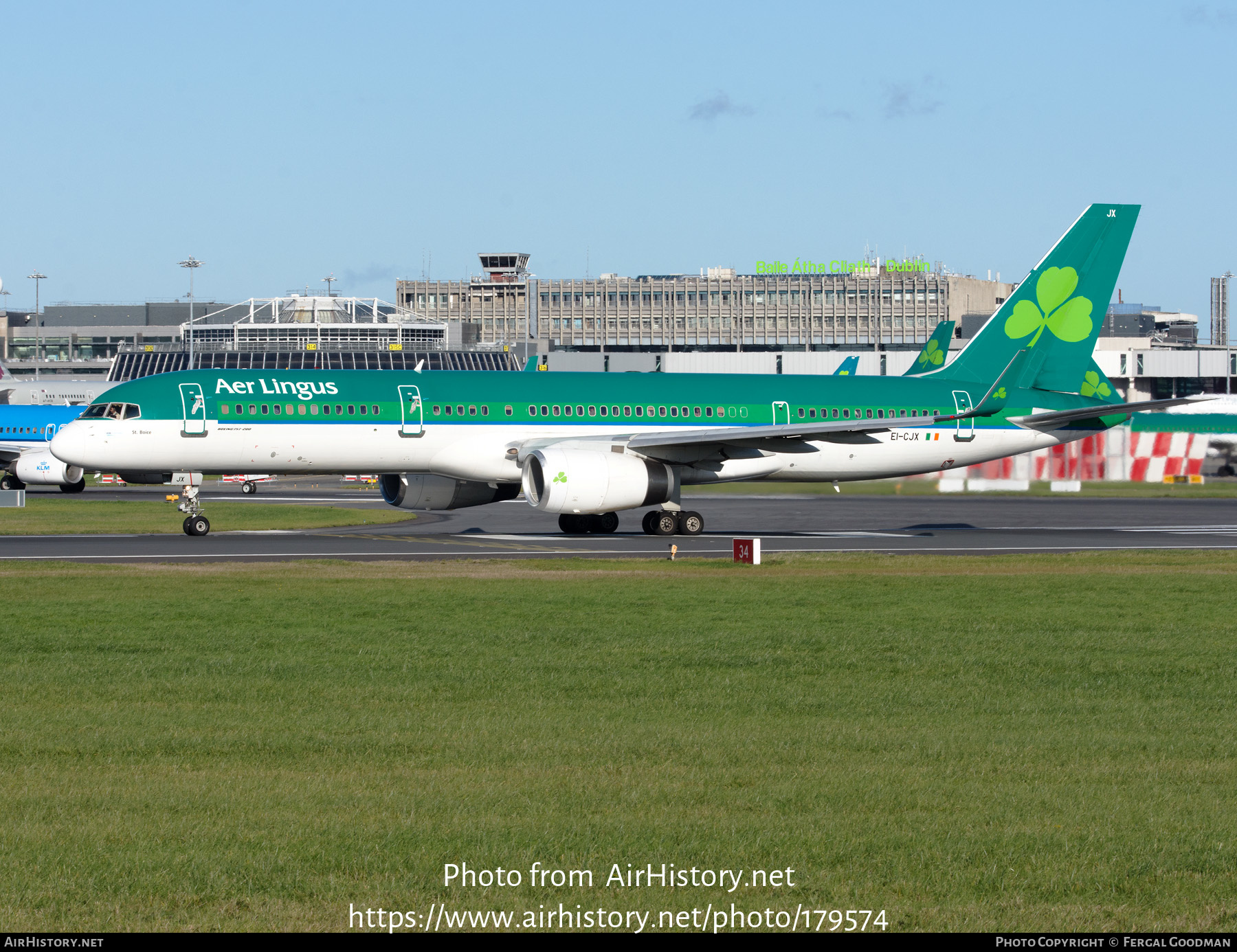 Aircraft Photo of EI-CJX | Boeing 757-2Y0 | Aer Lingus | AirHistory.net #179574