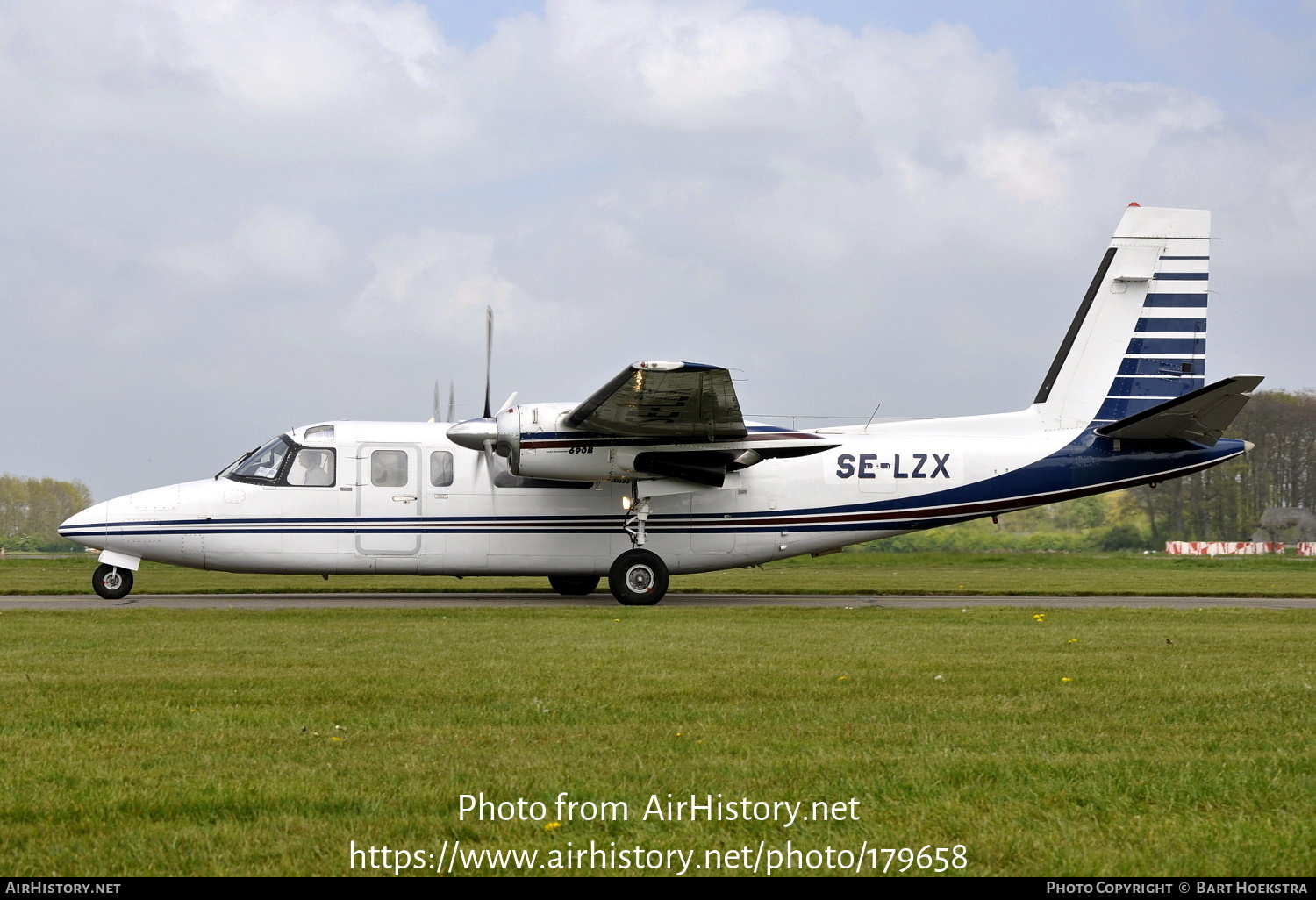 Aircraft Photo of SE-LZX | Rockwell 690B Turbo Commander | AirHistory.net #179658