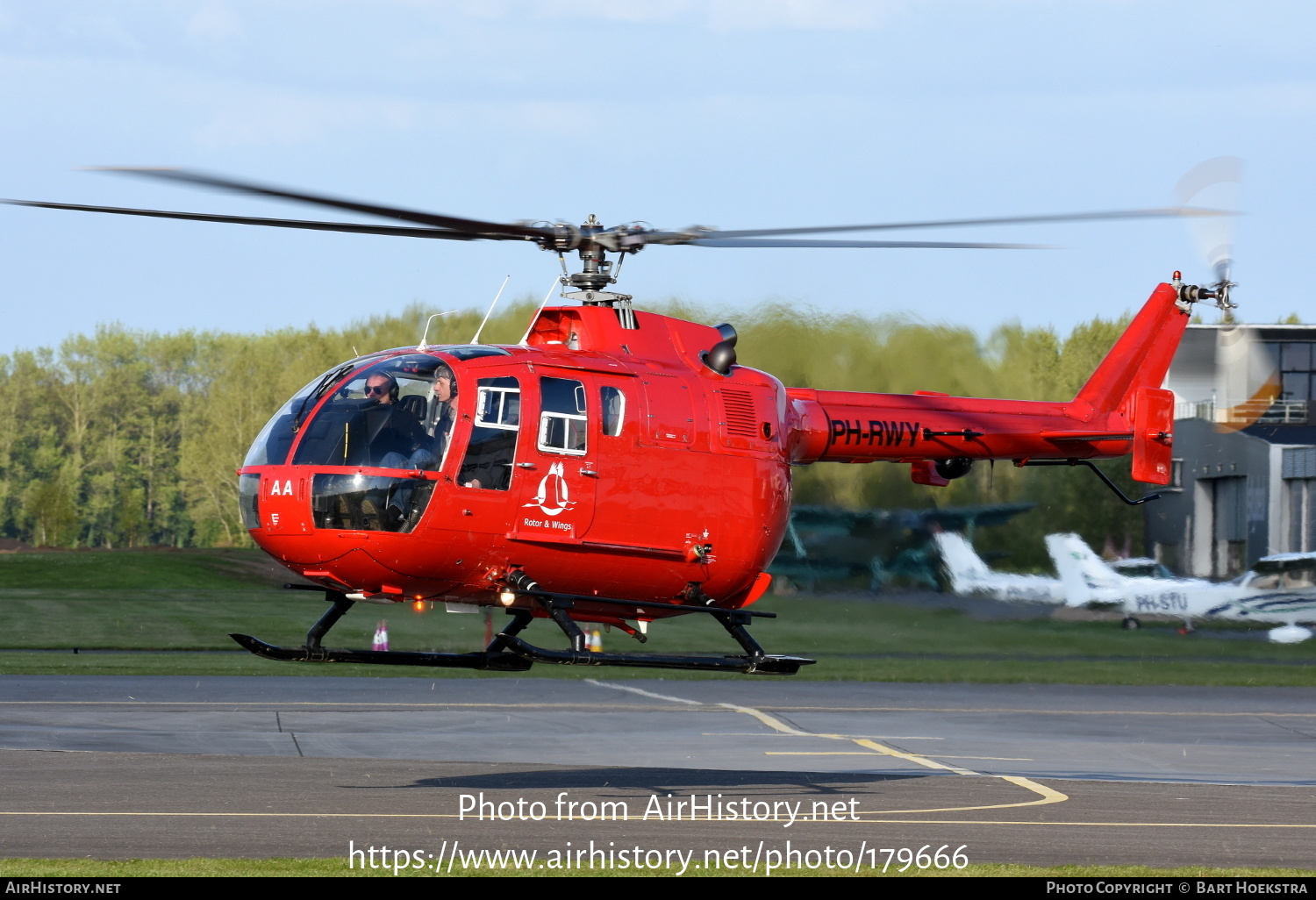 Aircraft Photo of PH-RWY | MBB BO-105CB | Rotor & Wings | AirHistory.net #179666