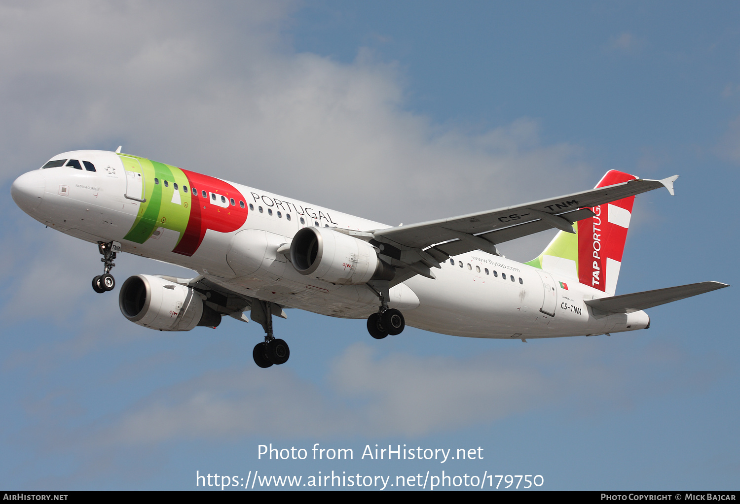 Aircraft Photo of CS-TNM | Airbus A320-214 | TAP Portugal | AirHistory.net #179750