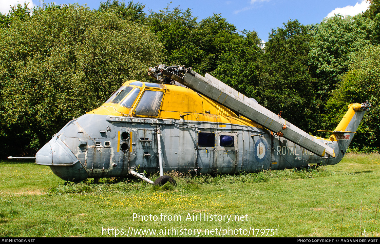 Aircraft Photo of XM833 | Westland WS-58 Wessex HAS.3 | UK - Navy | AirHistory.net #179751