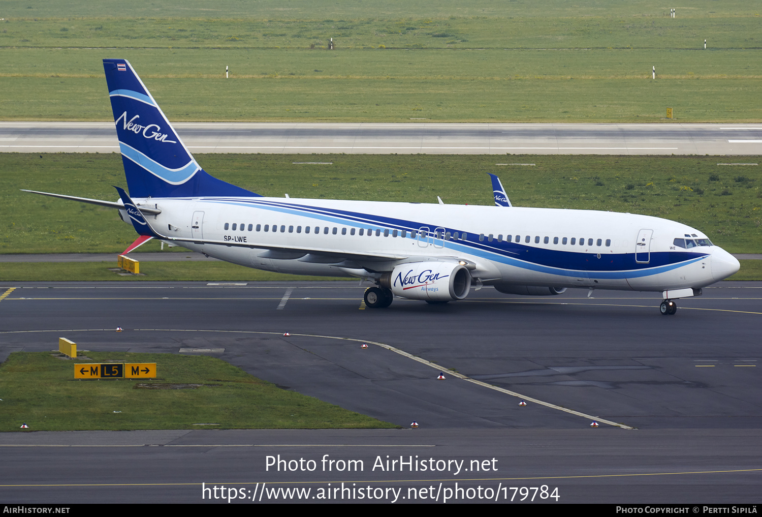 Aircraft Photo of SP-LWE | Boeing 737-8Q8 | New Gen Airways | AirHistory.net #179784