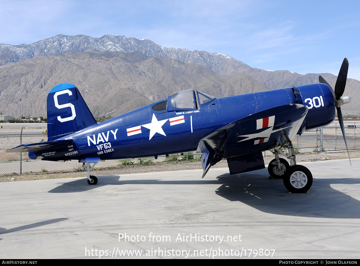 Aircraft Photo of N62290 / NX62290 / 92629 | Vought FG-1D Corsair | AirHistory.net #179807