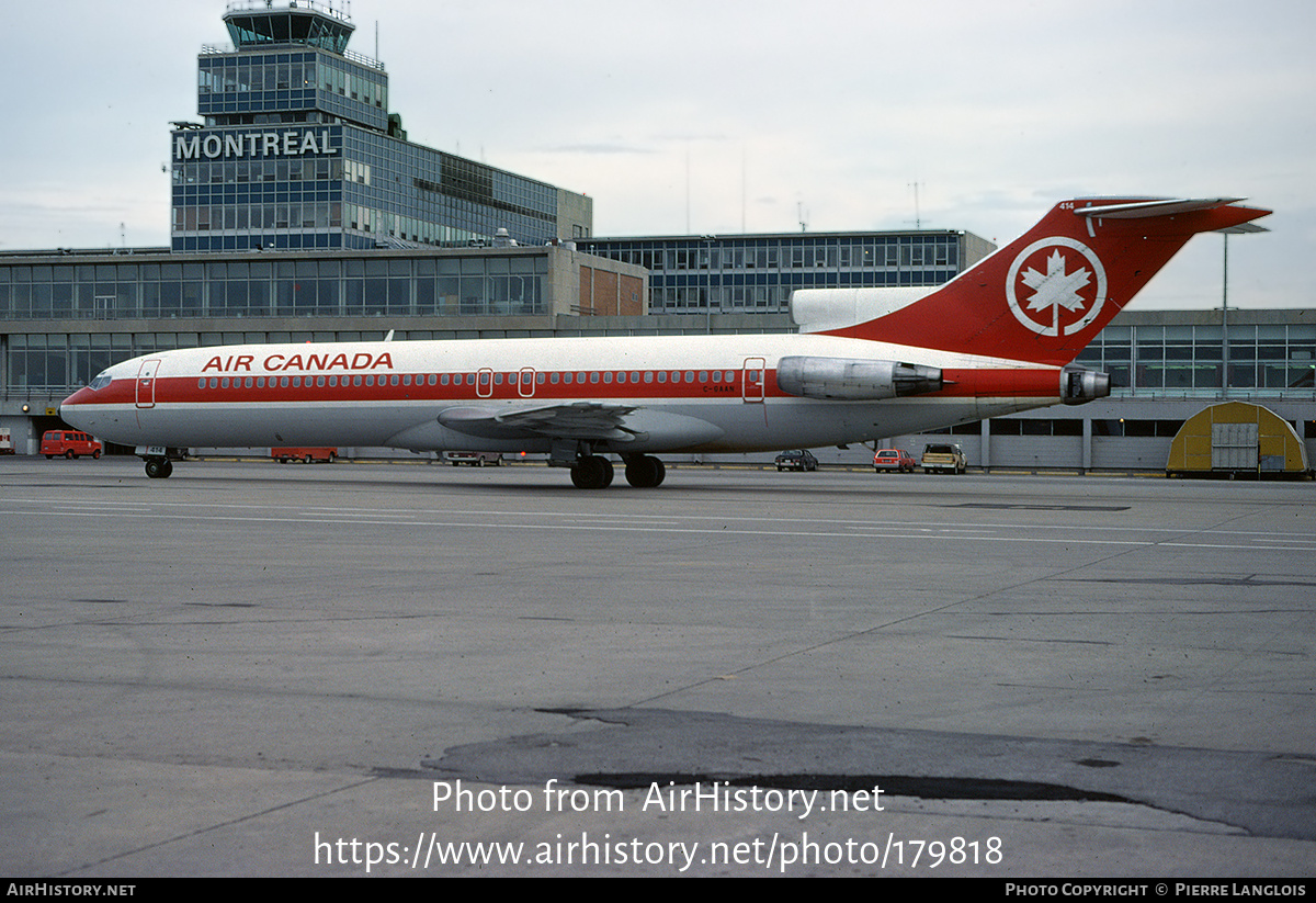 Aircraft Photo of C-GAAN | Boeing 727-233/Adv | Air Canada | AirHistory.net #179818