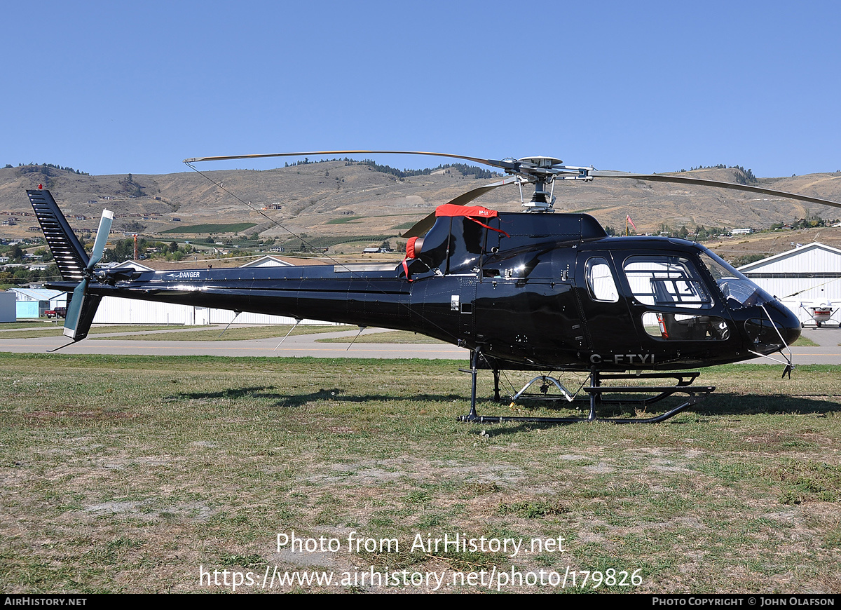 Aircraft Photo of C-FTYI | Aerospatiale AS-350B-2 Ecureuil | AirHistory.net #179826