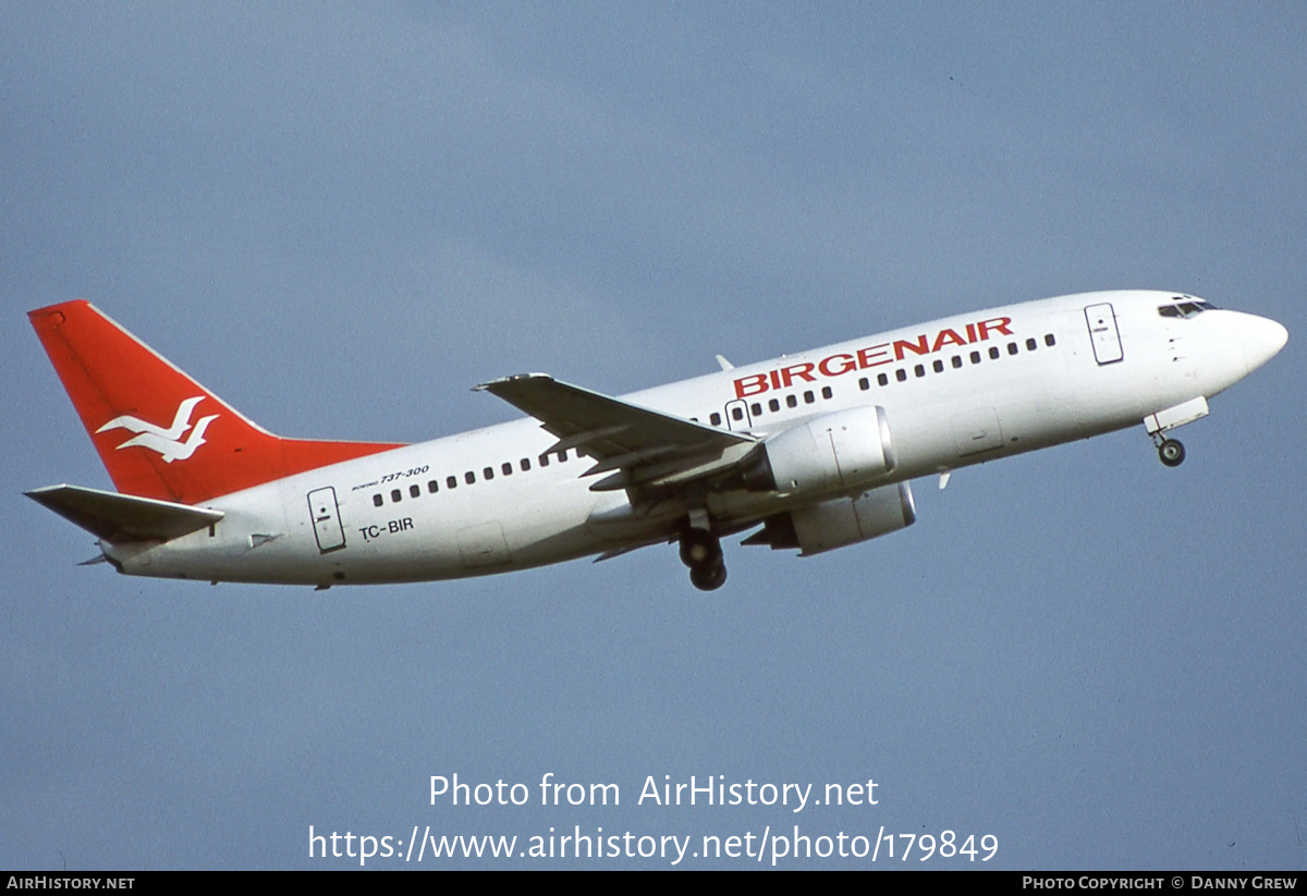 Aircraft Photo of TC-BIR | Boeing 737-3M8 | Birgenair | AirHistory.net #179849