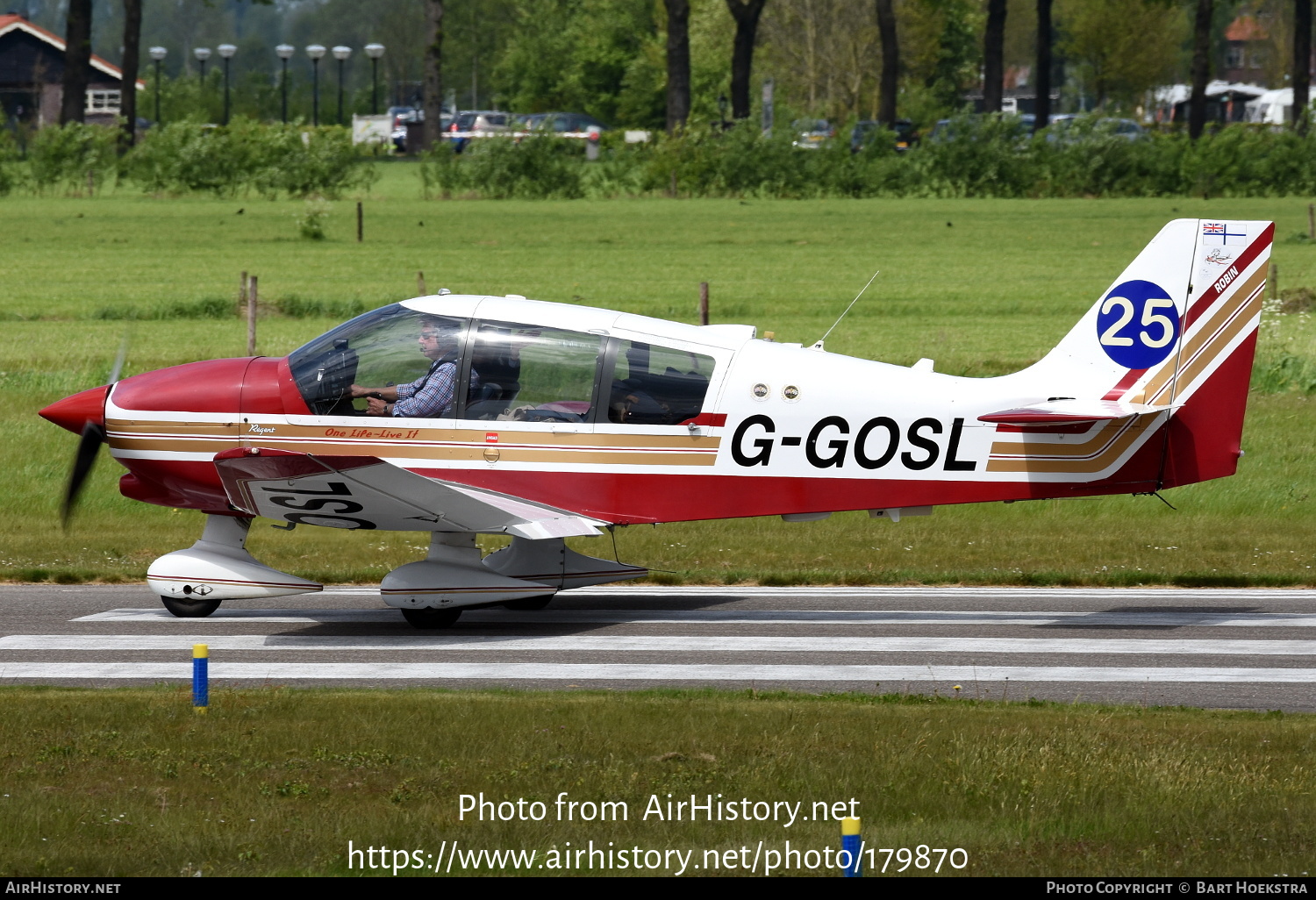 Aircraft Photo of G-GOSL | Robin DR-400-180 Regent | AirHistory.net #179870