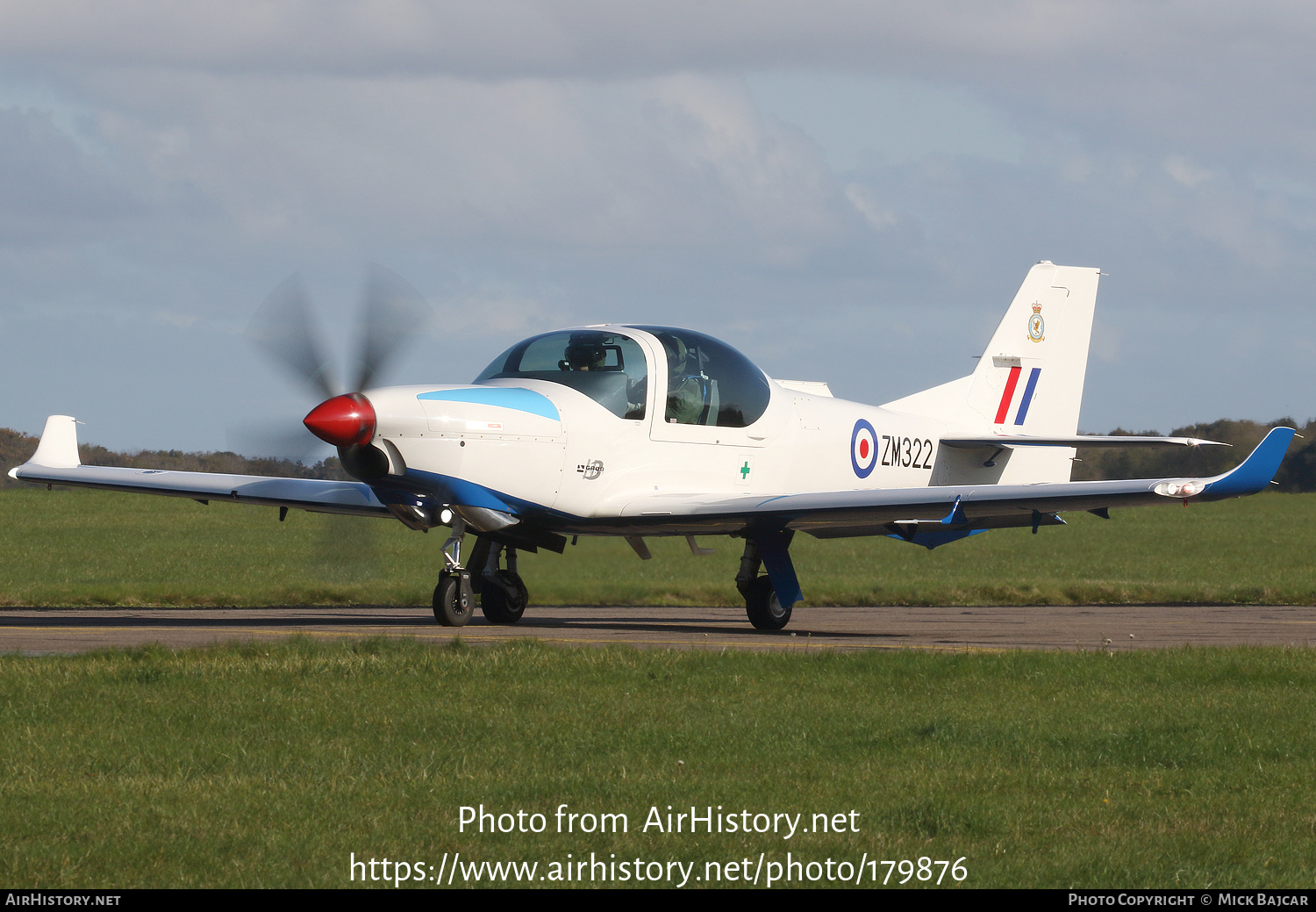 Aircraft Photo of ZM322 | Grob G-120TP Prefect T1 | UK - Air Force | AirHistory.net #179876