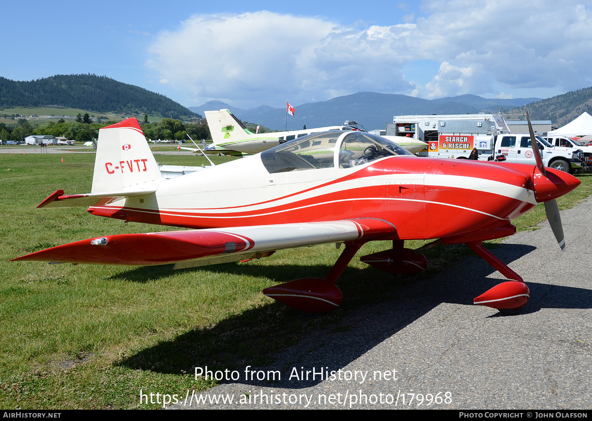 Aircraft Photo of C-FVTJ | Van's RV-6A | AirHistory.net #179968