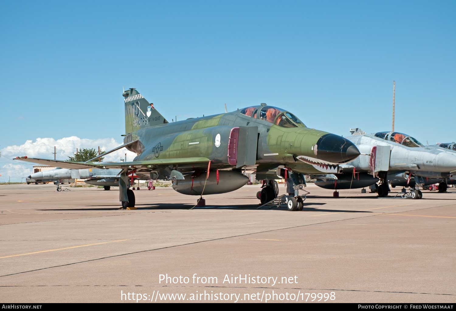 Aircraft Photo of 74-0643 / AF74-0643 | McDonnell Douglas QF-4E Phantom II | USA - Air Force | AirHistory.net #179998