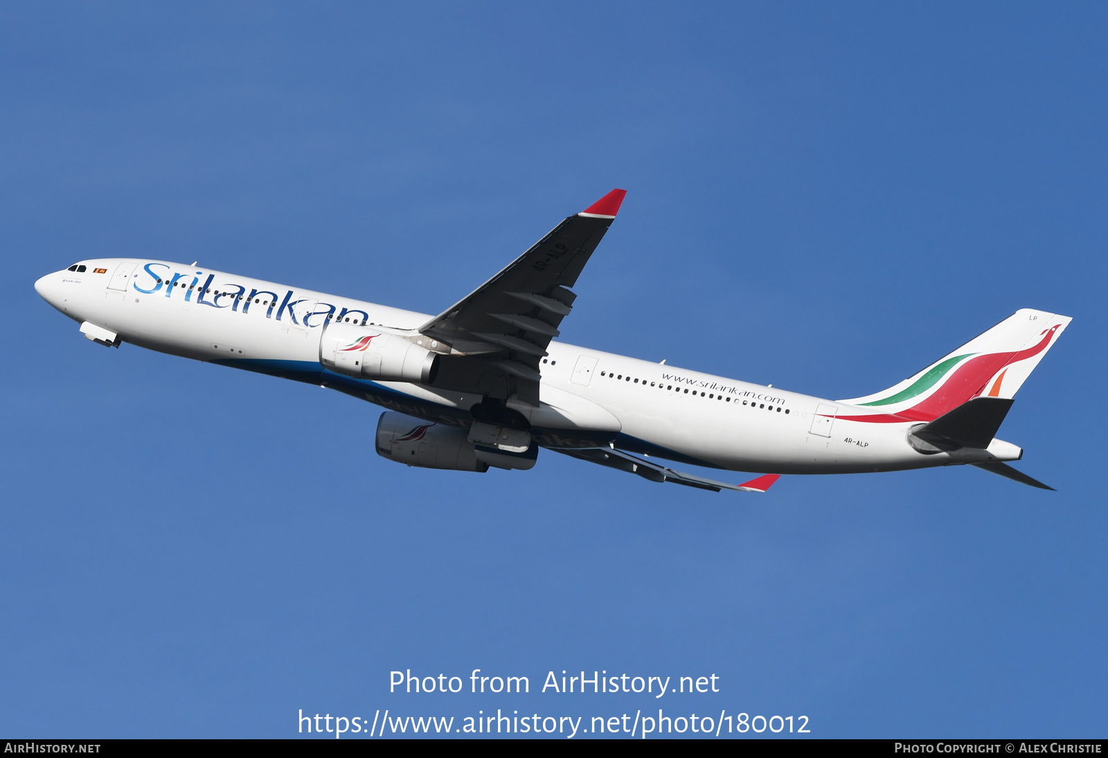 Aircraft Photo of 4R-ALP | Airbus A330-343 | SriLankan Airlines | AirHistory.net #180012