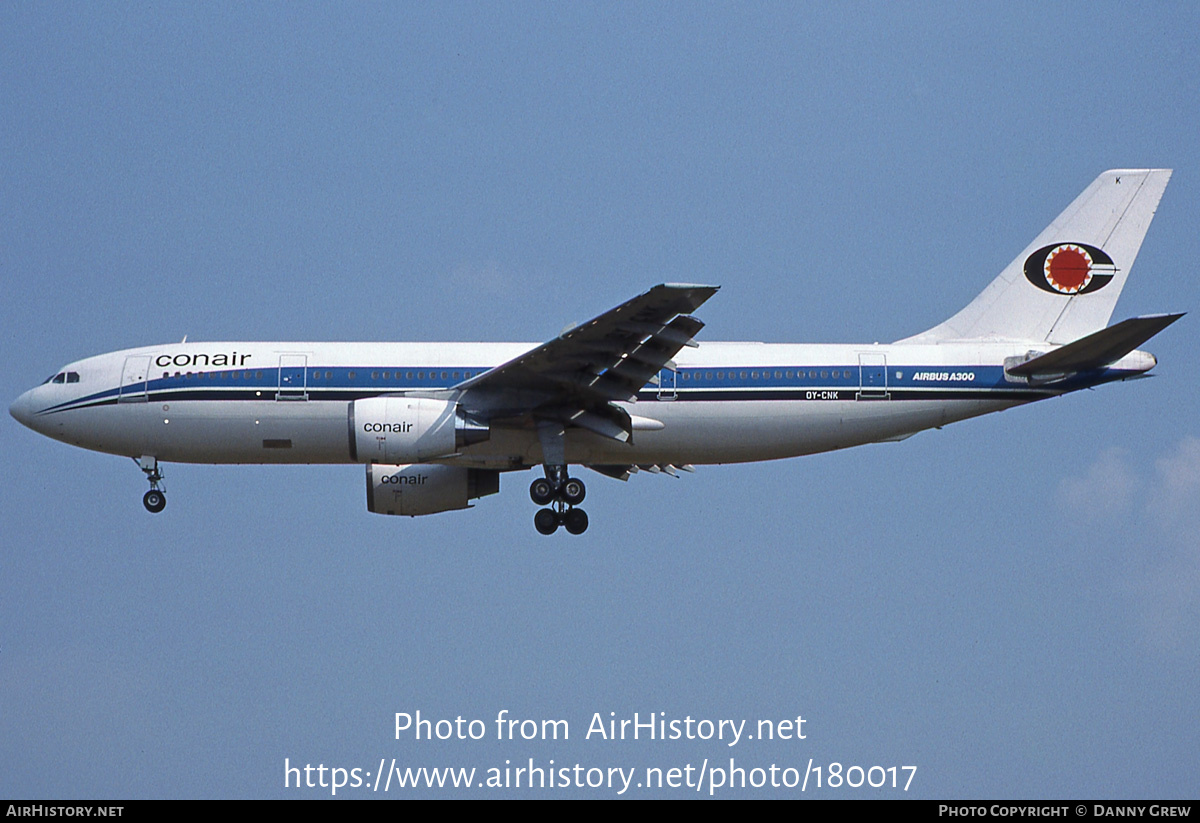 Aircraft Photo of OY-CNK | Airbus A300B4-120 | Conair of Scandinavia | AirHistory.net #180017