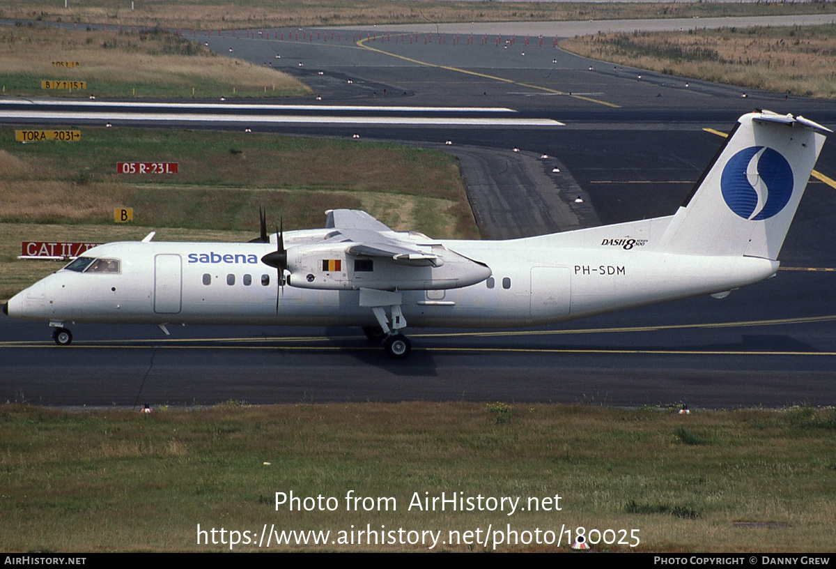 Aircraft Photo of PH-SDM | De Havilland Canada DHC-8-311 Dash 8 | Sabena | AirHistory.net #180025