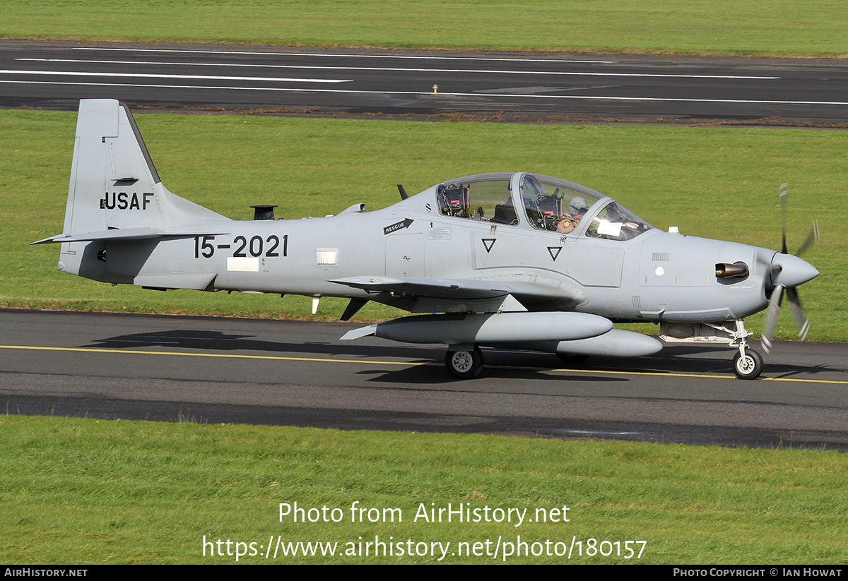 Aircraft Photo of 15-2021 | Embraer A-29A Super Tucano | USA - Air Force | AirHistory.net #180157