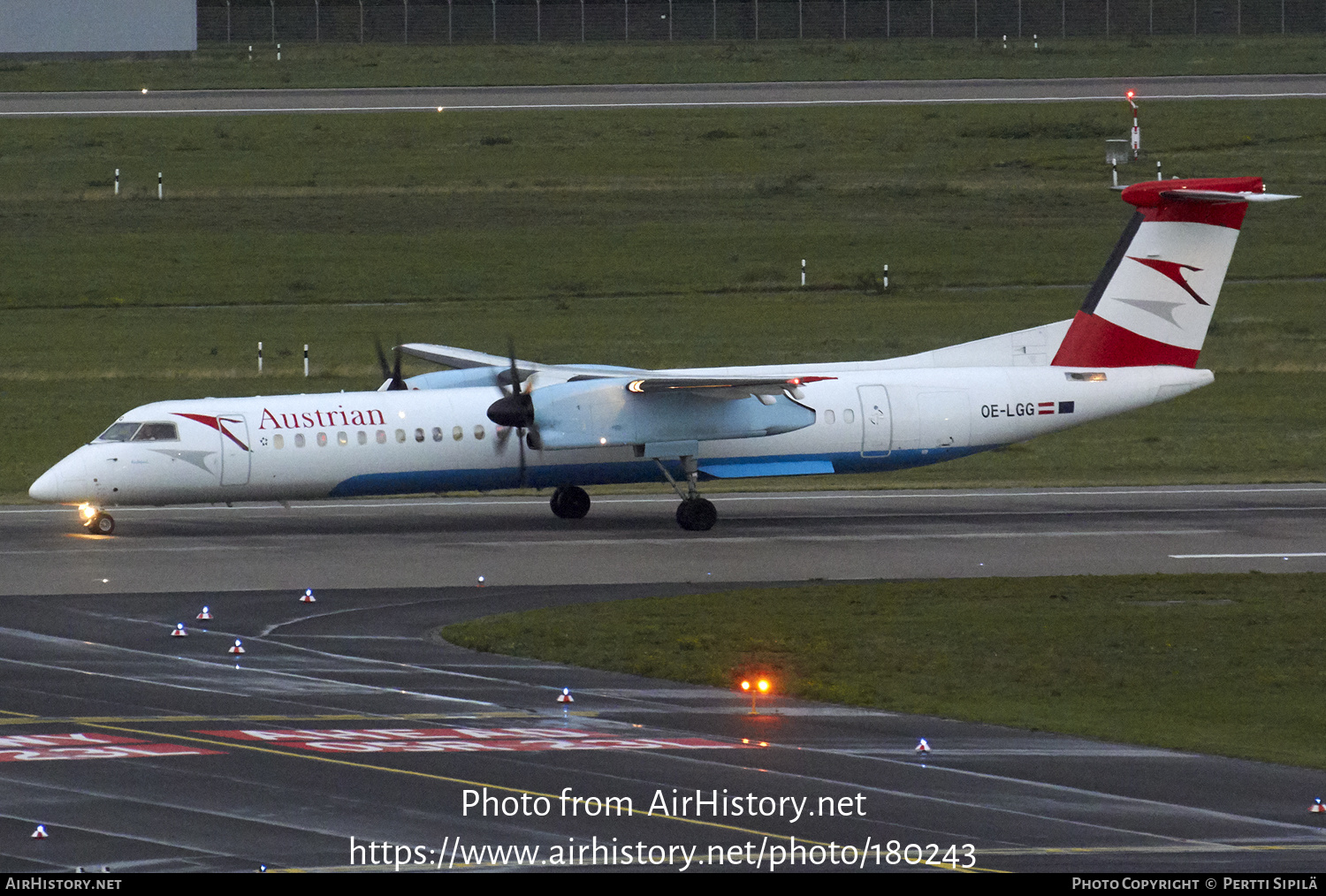 Aircraft Photo of OE-LGG | Bombardier DHC-8-402 Dash 8 | Austrian Airlines | AirHistory.net #180243