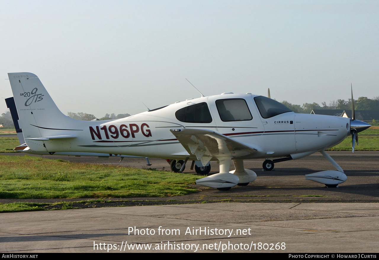 Aircraft Photo of N196PG | Cirrus SR-20 G3-GTS | AirHistory.net #180268