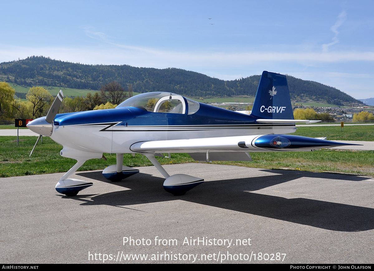 Aircraft Photo of C-GRVF | Van's RV-7A | AirHistory.net #180287