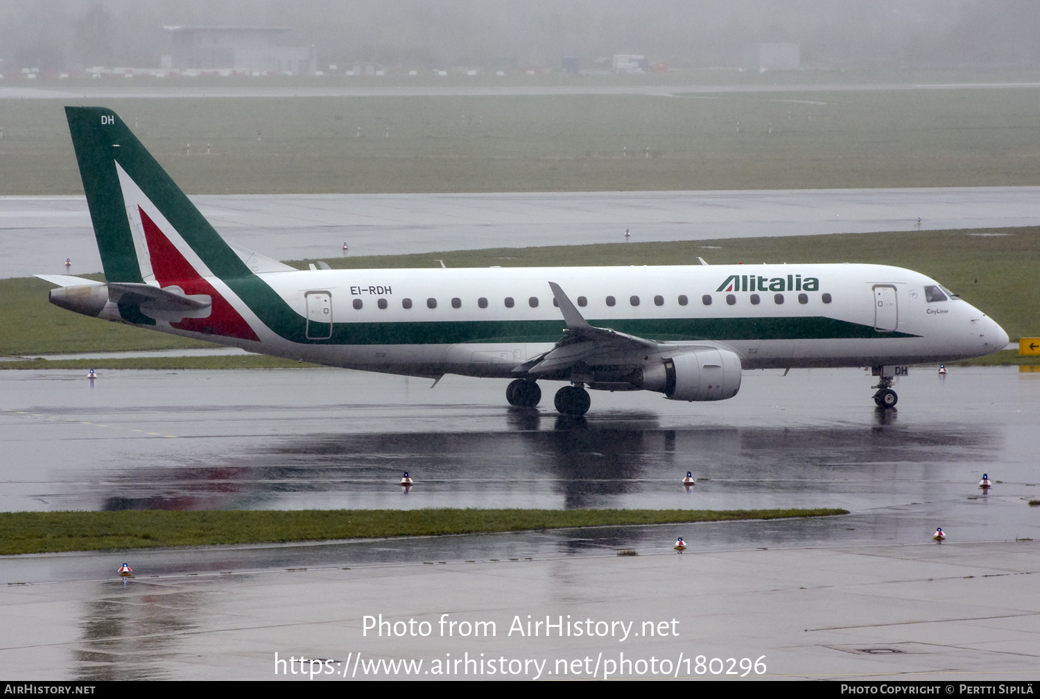 Aircraft Photo of EI-RDH | Embraer 175STD (ERJ-170-200STD) | Alitalia CityLiner | AirHistory.net #180296