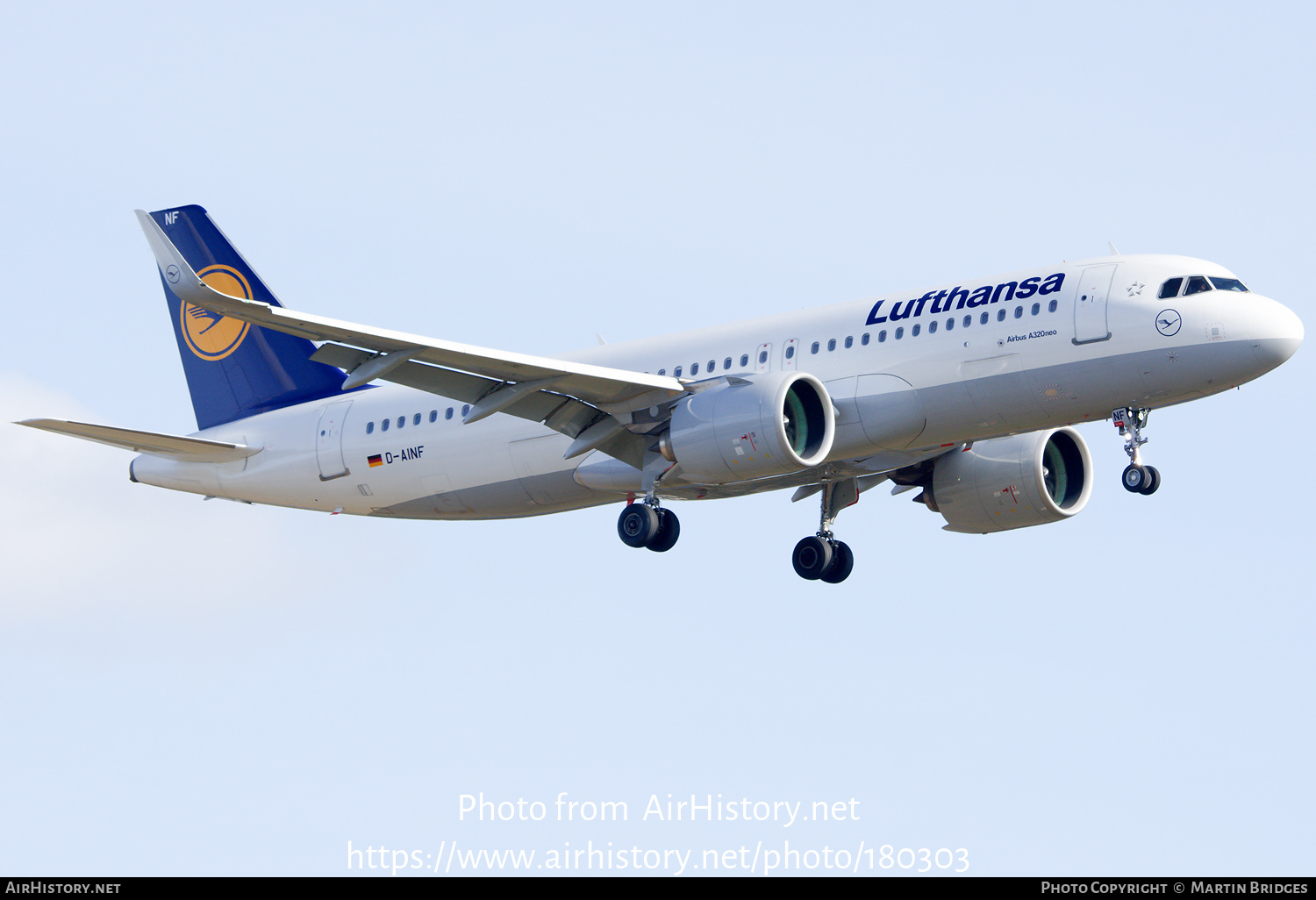 Aircraft Photo of D-AINF | Airbus A320-271N | Lufthansa | AirHistory.net #180303