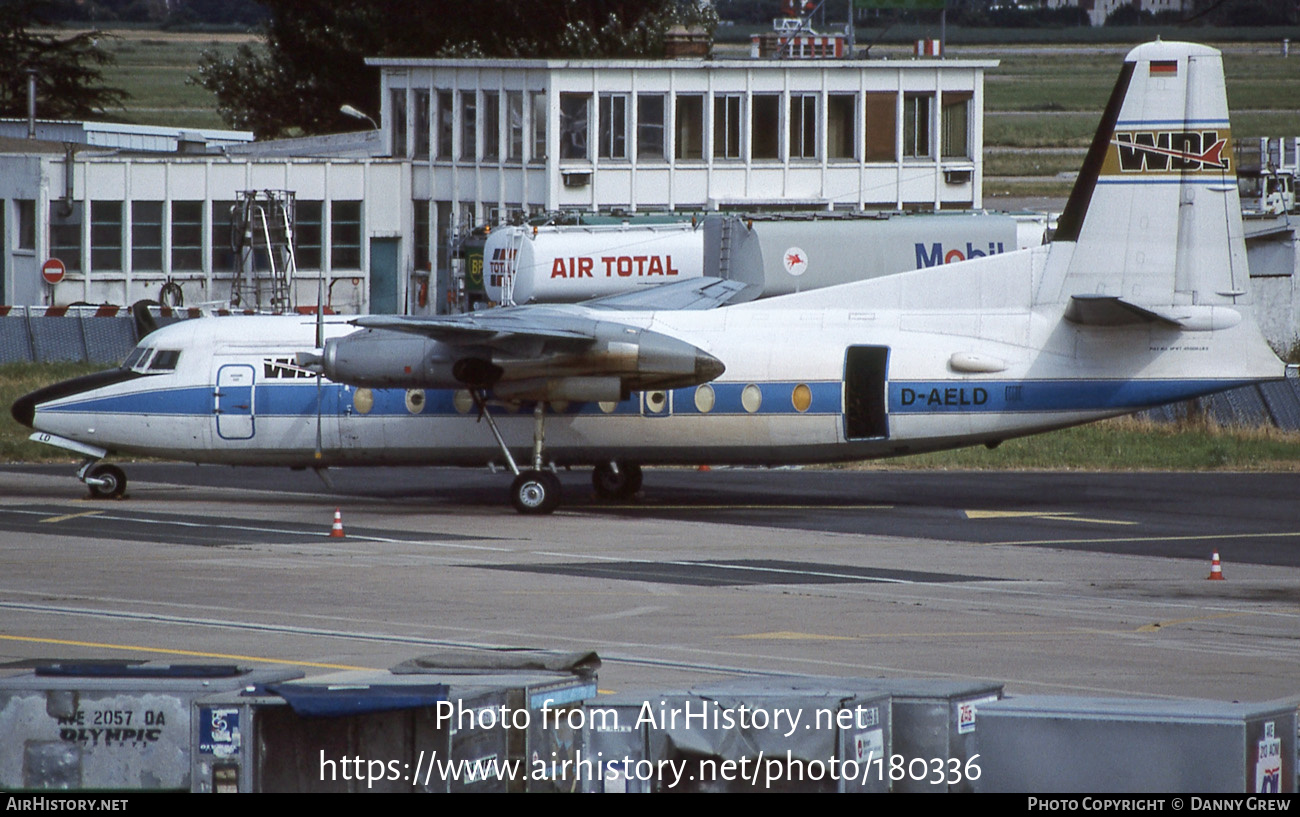 Aircraft Photo of D-AELD | Fokker F27-600 Friendship | WDL Aviation | AirHistory.net #180336