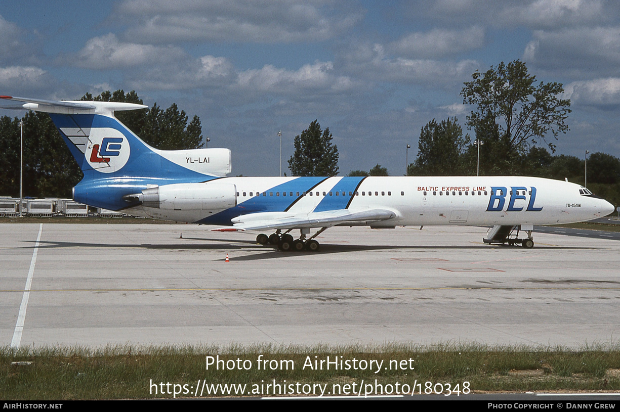 Aircraft Photo of YL-LAI | Tupolev Tu-154M | BEL - Baltic Express Line | AirHistory.net #180348