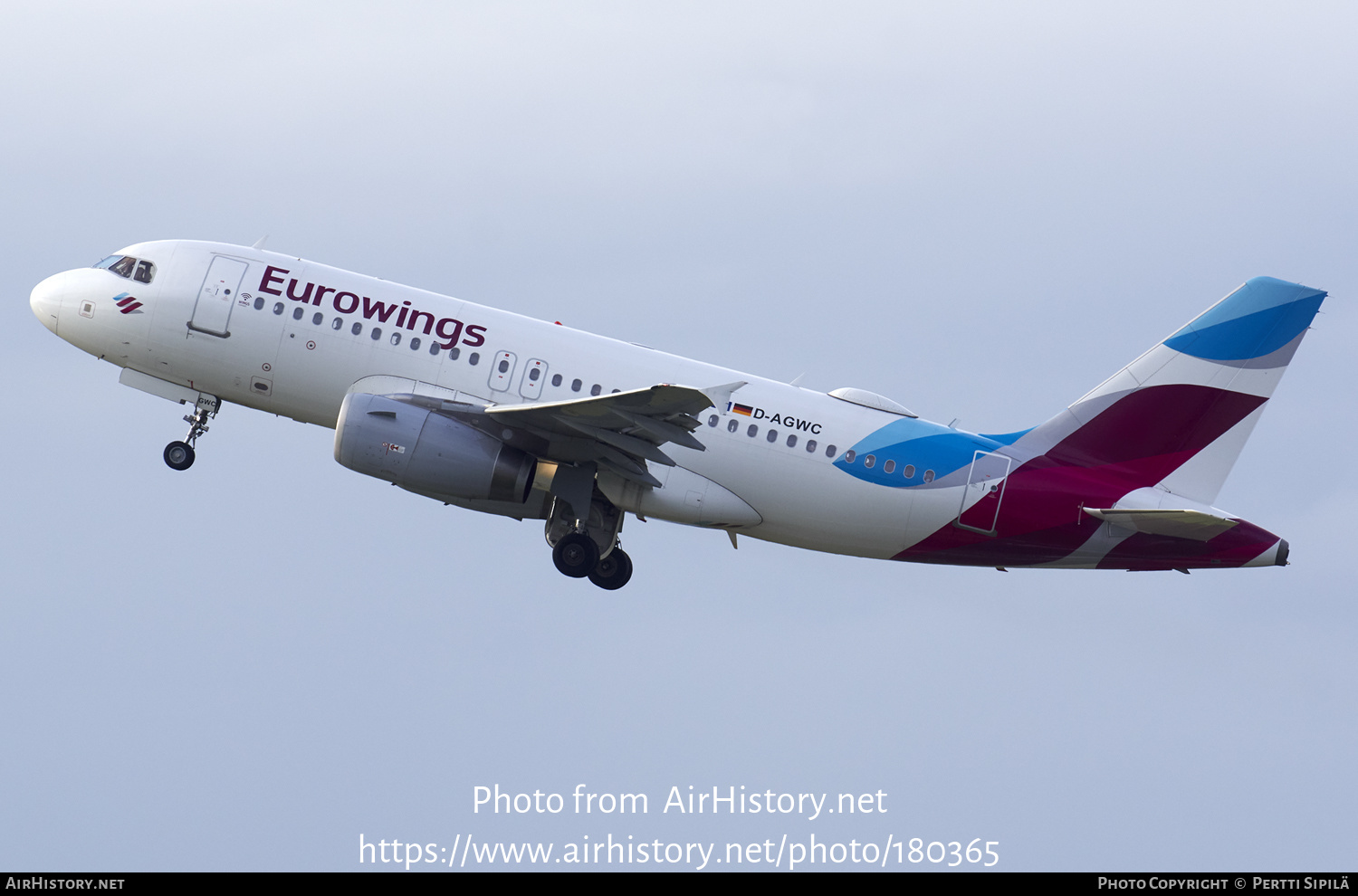 Aircraft Photo of D-AGWC | Airbus A319-132 | Eurowings | AirHistory.net #180365