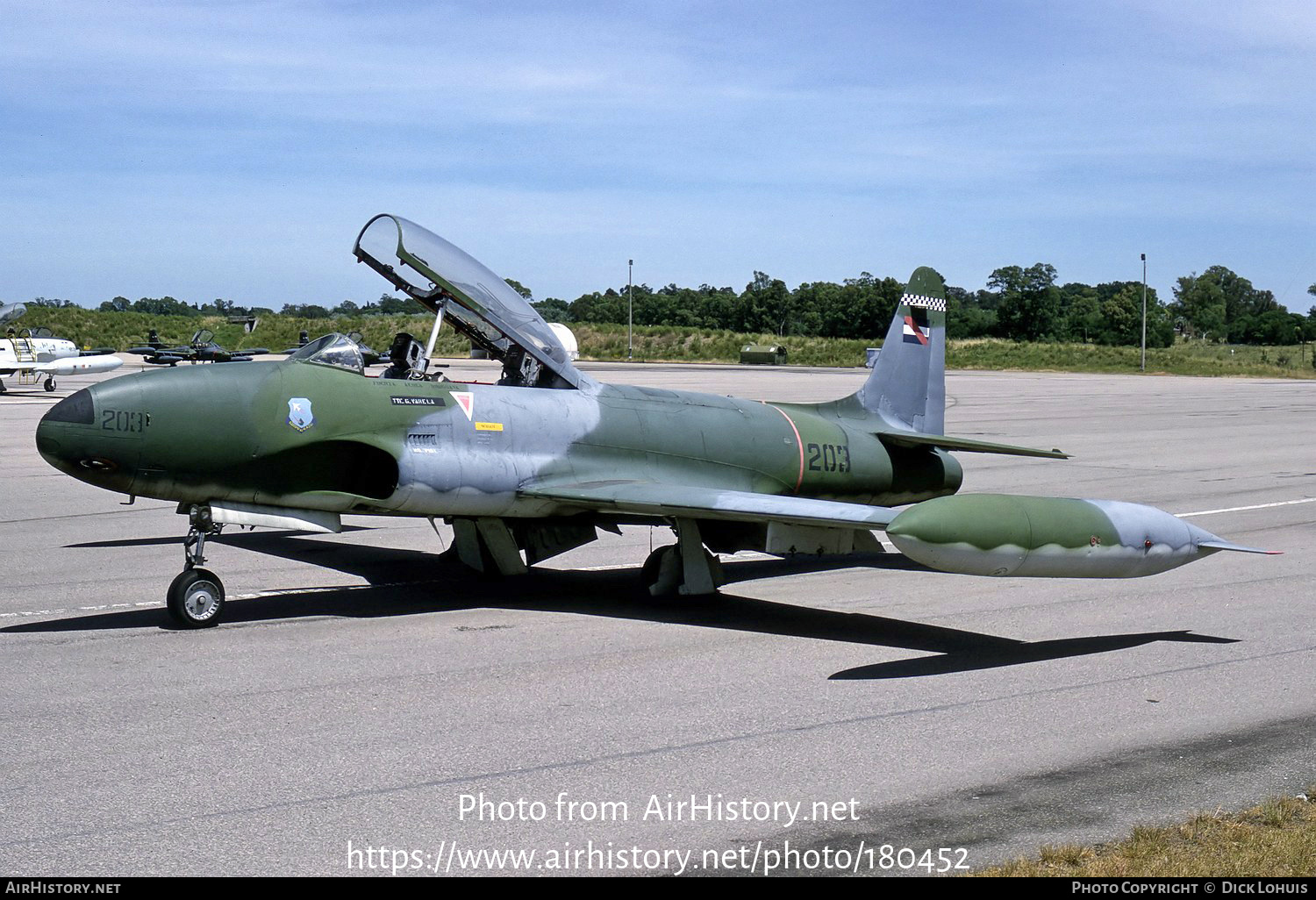 Aircraft Photo of 203 | Lockheed AT-33A | Uruguay - Air Force | AirHistory.net #180452