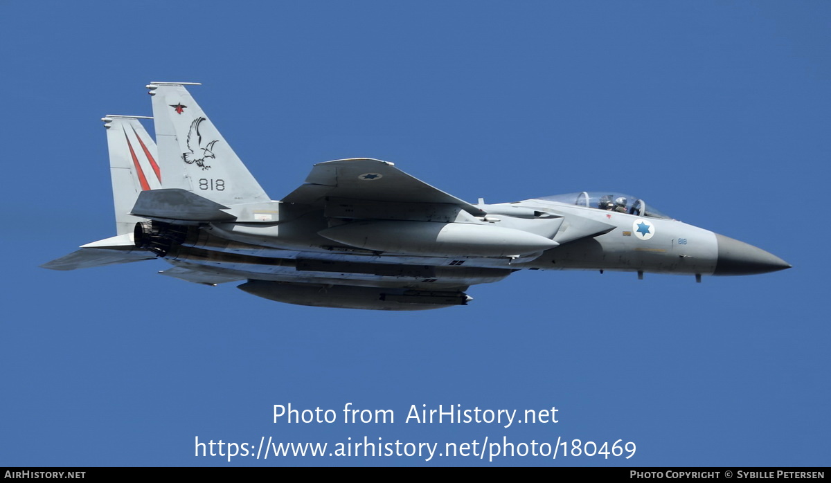 Aircraft Photo of 818 | McDonnell Douglas F-15C Eagle | Israel - Air Force | AirHistory.net #180469