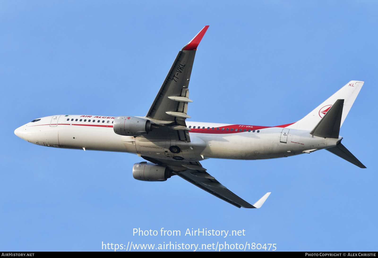 Aircraft Photo of 7T-VKL | Boeing 737-8D6 | Air Algérie | AirHistory.net #180475