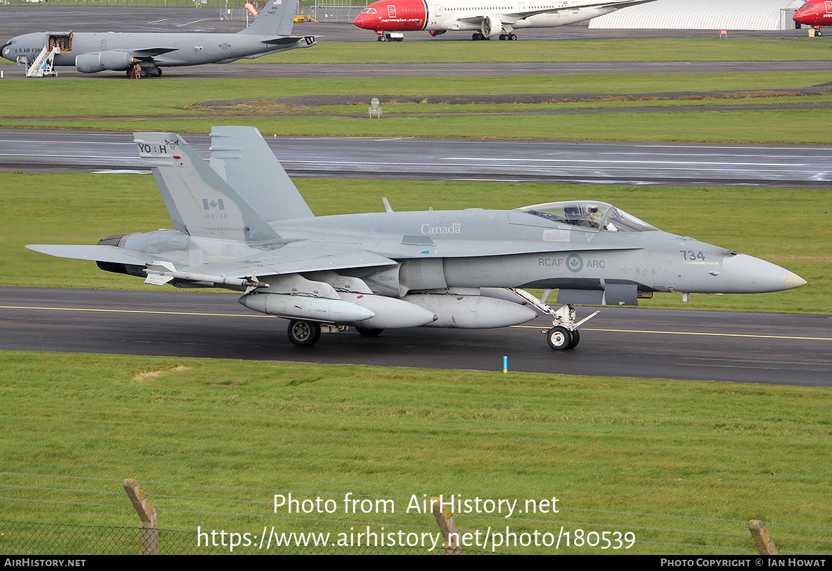 Aircraft Photo of 188734 | McDonnell Douglas CF-188 Hornet | Canada - Air Force | AirHistory.net #180539