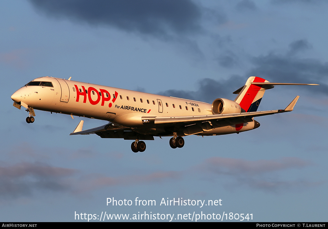 Aircraft Photo of F-GRZH | Bombardier CRJ-702 (CL-600-2C10) | Hop! | AirHistory.net #180541