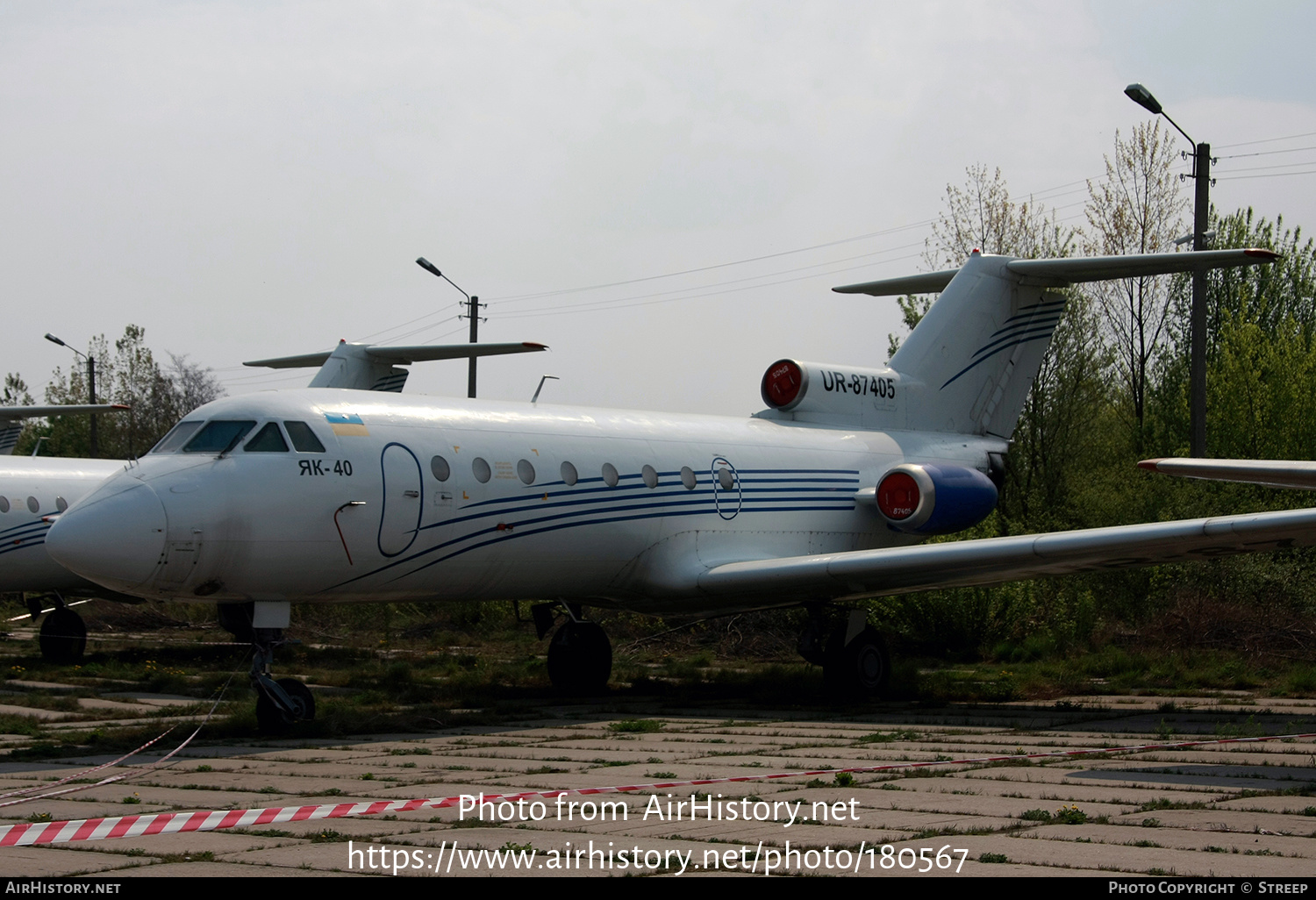 Aircraft Photo of UR-87405 | Yakovlev Yak-40 | Aerolyuks | AirHistory.net #180567