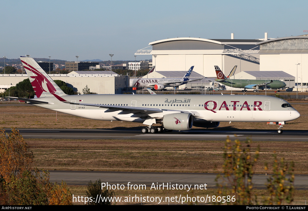 Aircraft Photo of A7-ALE | Airbus A350-941 | Qatar Airways | AirHistory.net #180586