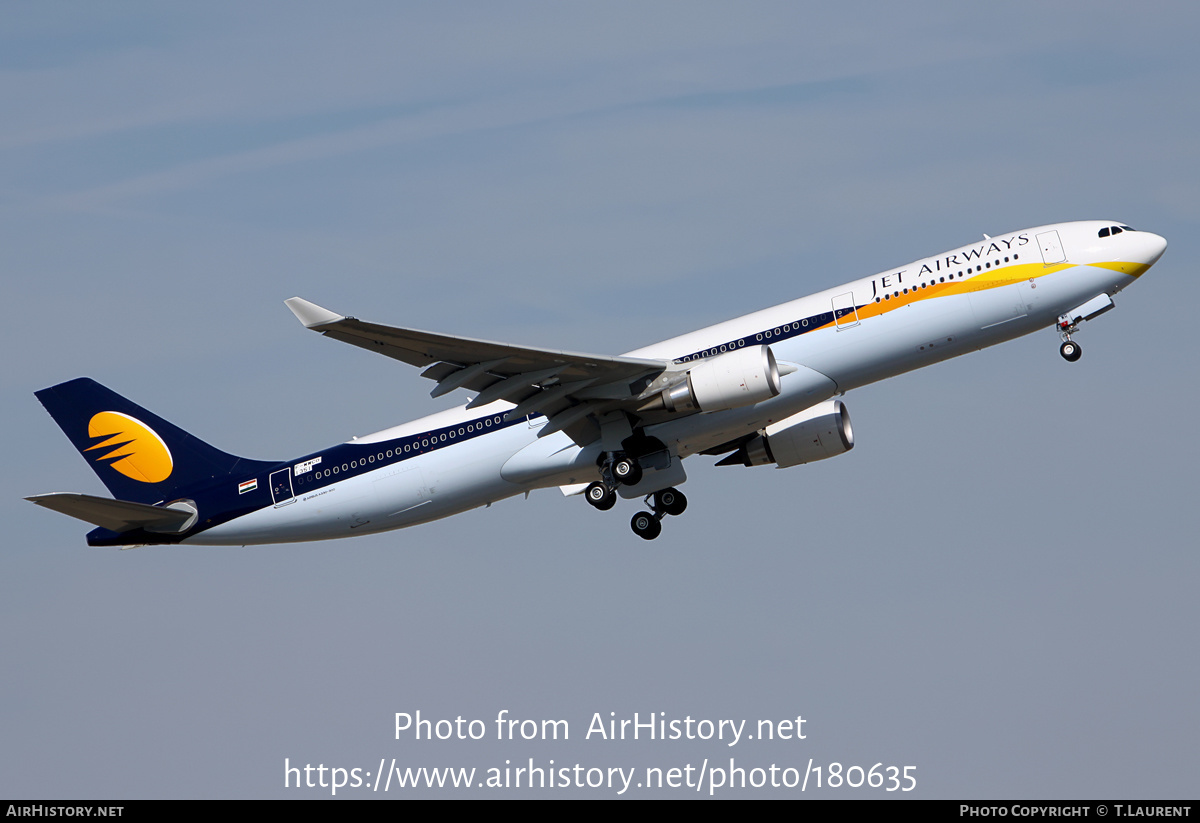 Aircraft Photo of F-WWCQ | Airbus A330-302 | Jet Airways | AirHistory.net #180635