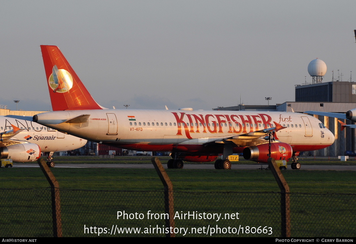 Aircraft Photo of VT-KFD | Airbus A320-232 | Kingfisher Airlines | AirHistory.net #180663