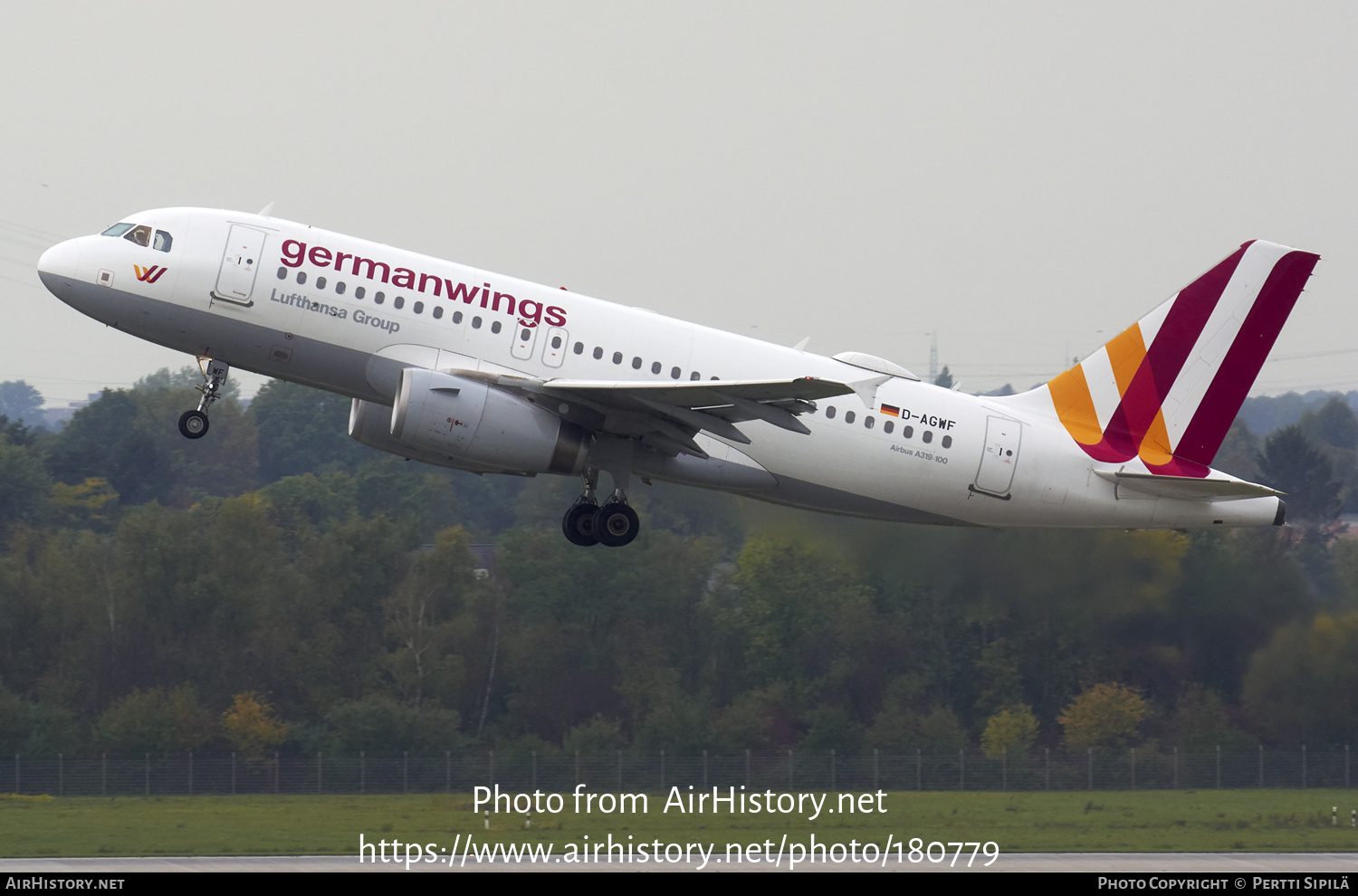 Aircraft Photo of D-AGWF | Airbus A319-132 | Germanwings | AirHistory.net #180779