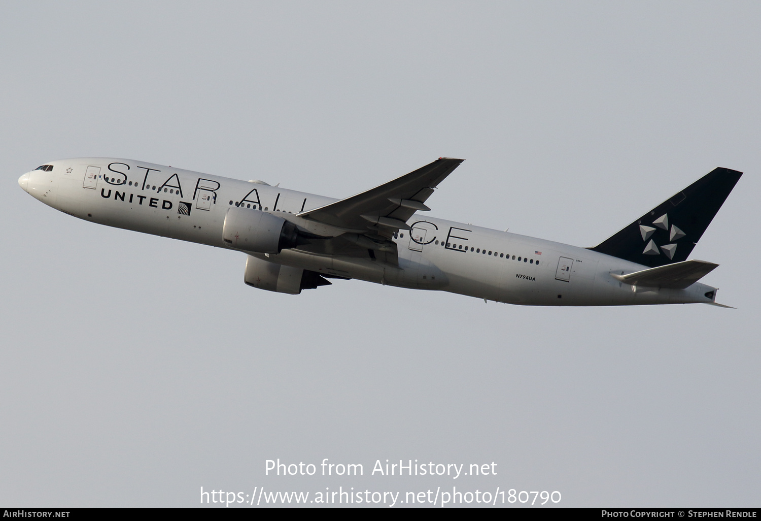 Aircraft Photo of N794UA | Boeing 777-222/ER | United Airlines | AirHistory.net #180790