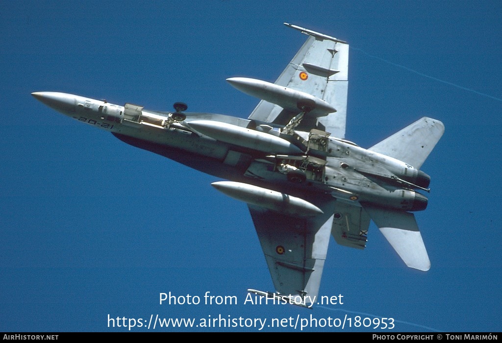 Aircraft Photo of C.15-44 | McDonnell Douglas EF-18A Hornet | Spain - Air Force | AirHistory.net #180953