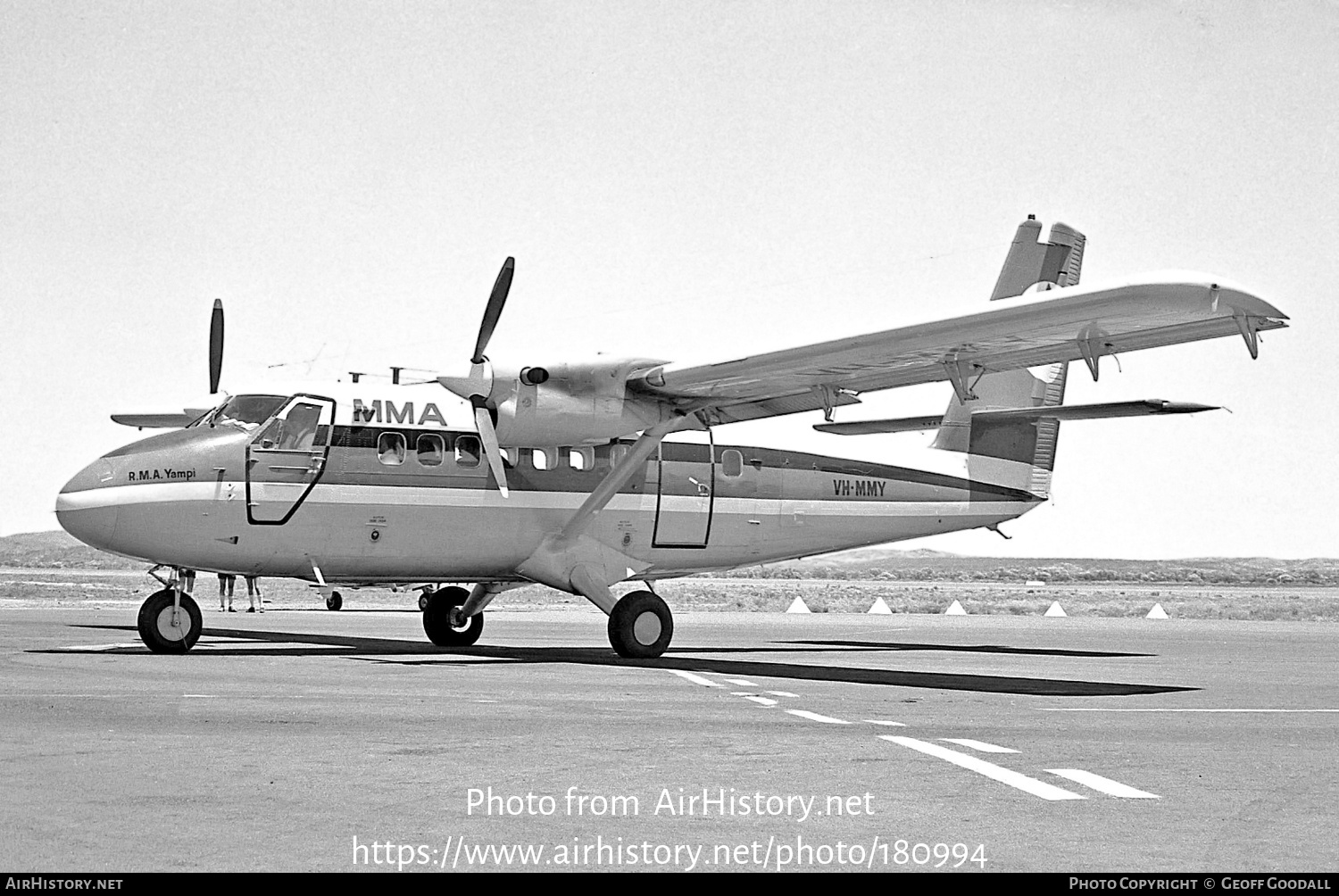 Aircraft Photo of VH-MMY | De Havilland Canada DHC-6-100 Twin Otter | MacRobertson Miller Airlines - MMA | AirHistory.net #180994