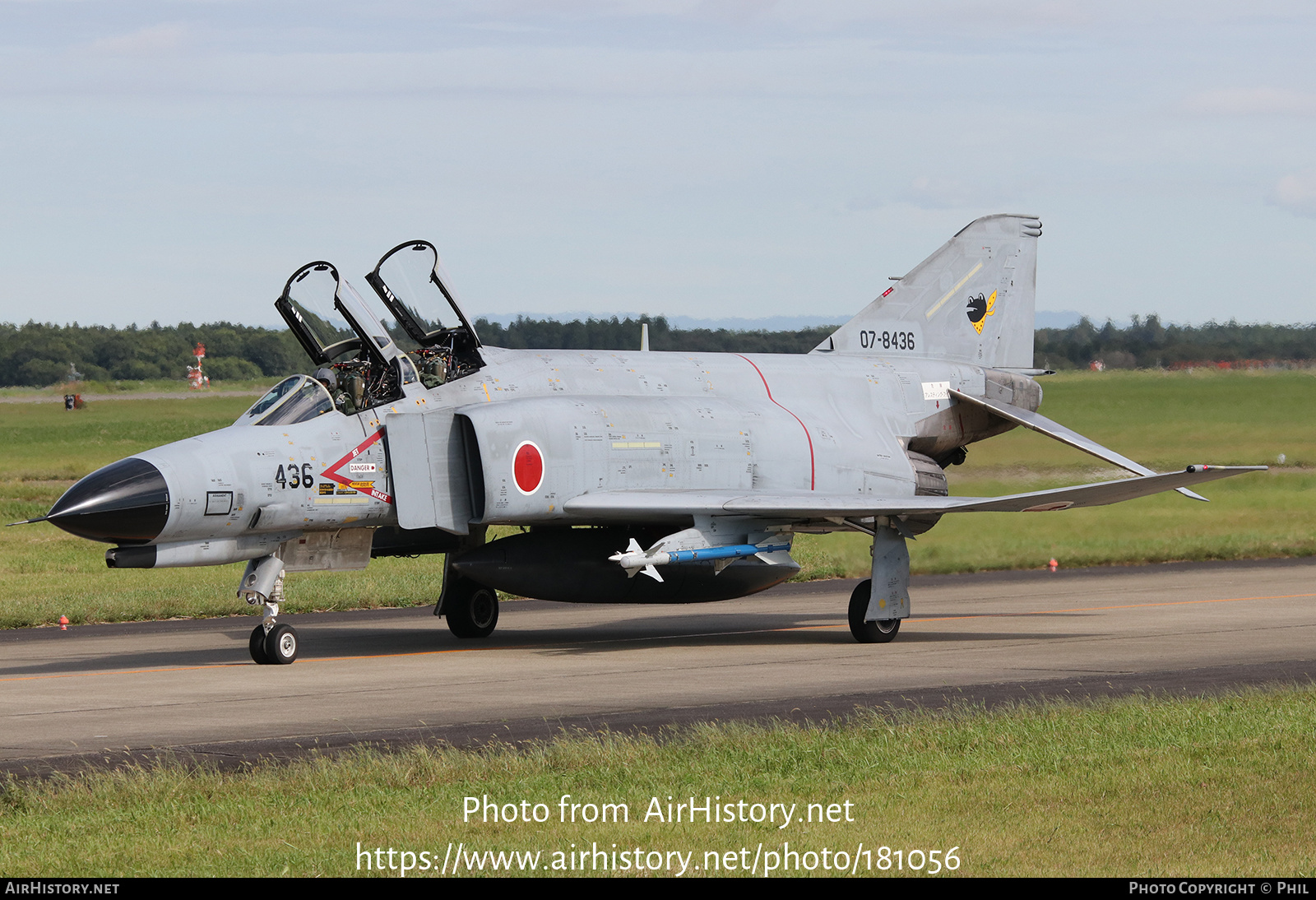 Aircraft Photo of 07-8436 | McDonnell Douglas F-4EJ Kai Phantom II | Japan - Air Force | AirHistory.net #181056